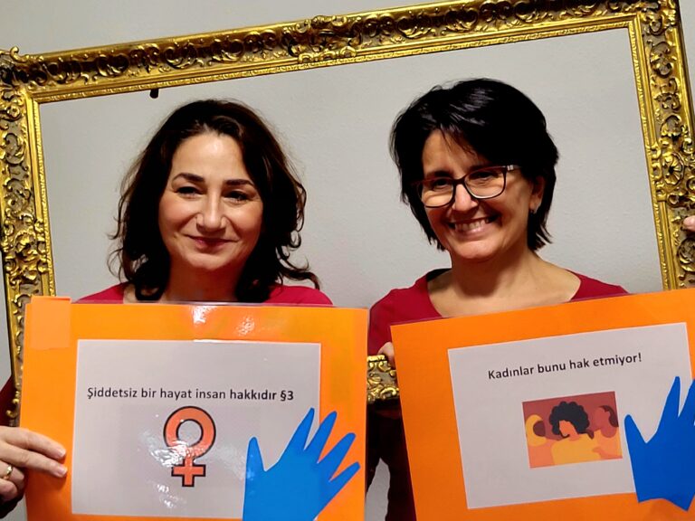 Nein zu Gewalt gegen Frauen