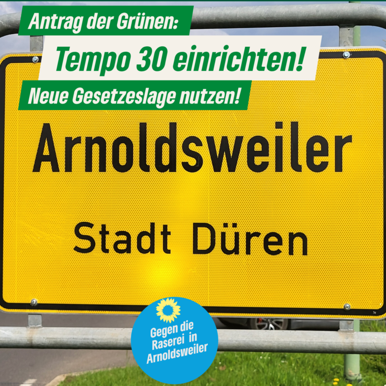Tempo 30 für Arnoldsweiler